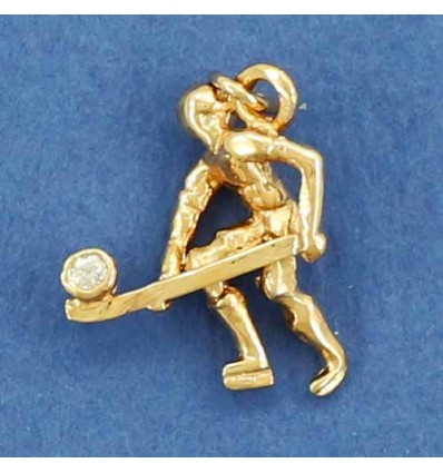 mini pendentif hockeyeur