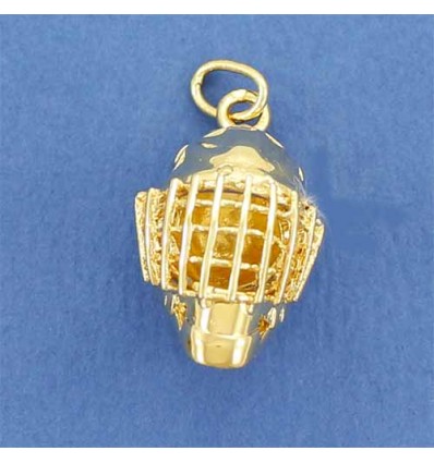 pendentif grand masque de gardien de hockey