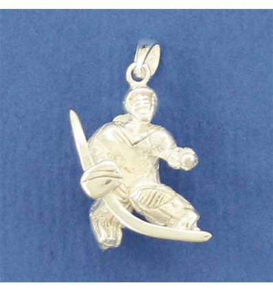 pendentif gardien de hockey