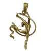 pendentif gymnastique rythmique "EXPRESSION" ruban