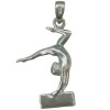 pendentif gymnaste poutre gymnastique artistique féminine