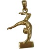 pendentif gymnaste poutre gymnastique artistique féminine