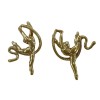 ribbon of rythmical gymnastics earrings Expression