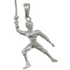 pendentif escrimeur en garde