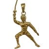 pendentif escrimeur en garde