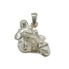 pendentif moto sportive avec motard