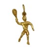 pendentif joueur de tennis