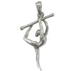 pendentif twirling baton-twirleuse