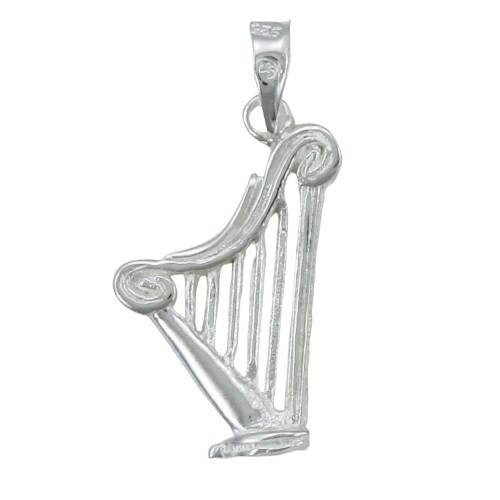 Pendentif violon et archet - Argent massif CATHERINE FABRE