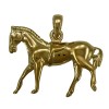 pendentif cheval au pas