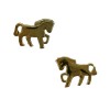 boucles d'oreilles cheval