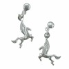 boucles d'oreilles pégases pendantes