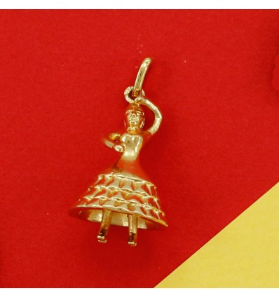 pendentif danseuse de flamenco