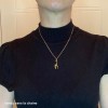 gymnastic woman pendant II