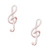 boucles d'oreilles grandes clefs de sol