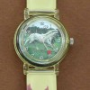 montre trotteuse coeur et cheval au galop