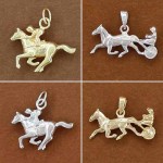 Bijoux cheval courses: trot ou galop