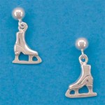 Boucles d'oreilles patinage